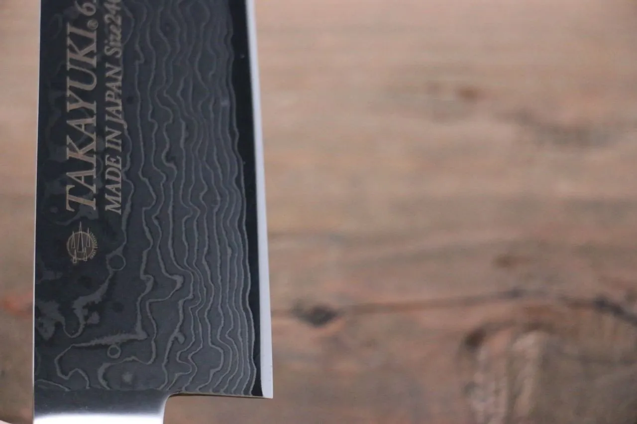 Sakai Takayuki Molybdenum 63 Layer Damascus Sujihiki 240mm