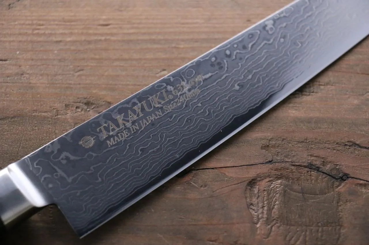 Sakai Takayuki Molybdenum 63 Layer Damascus Sujihiki 240mm
