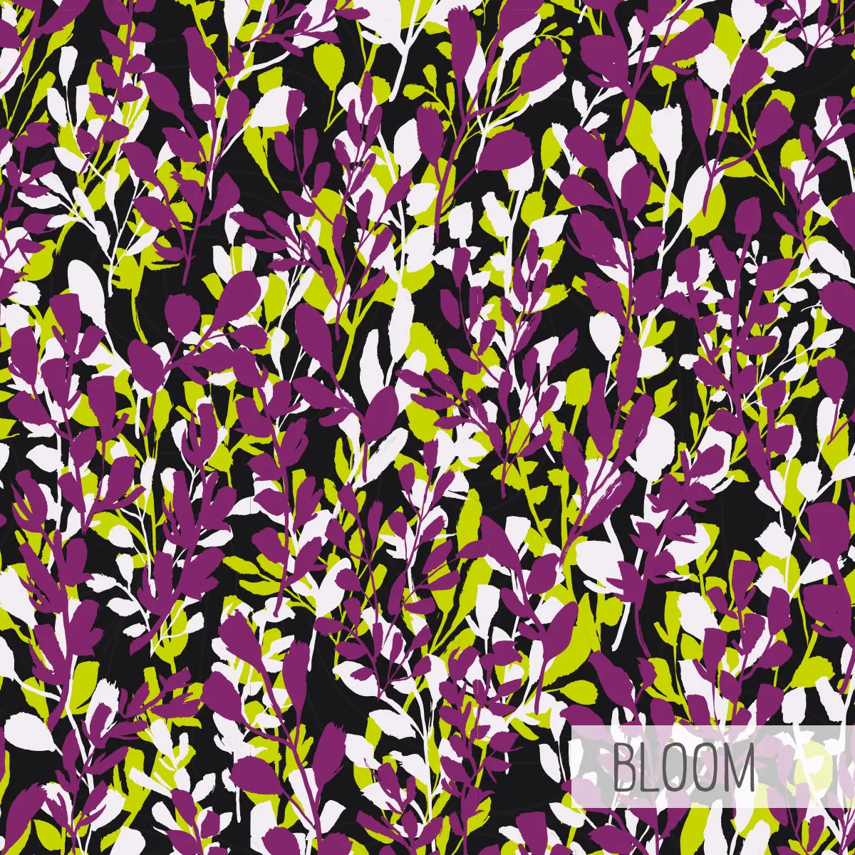 Sale Single Layer Shorts | Green & Purple Leaves