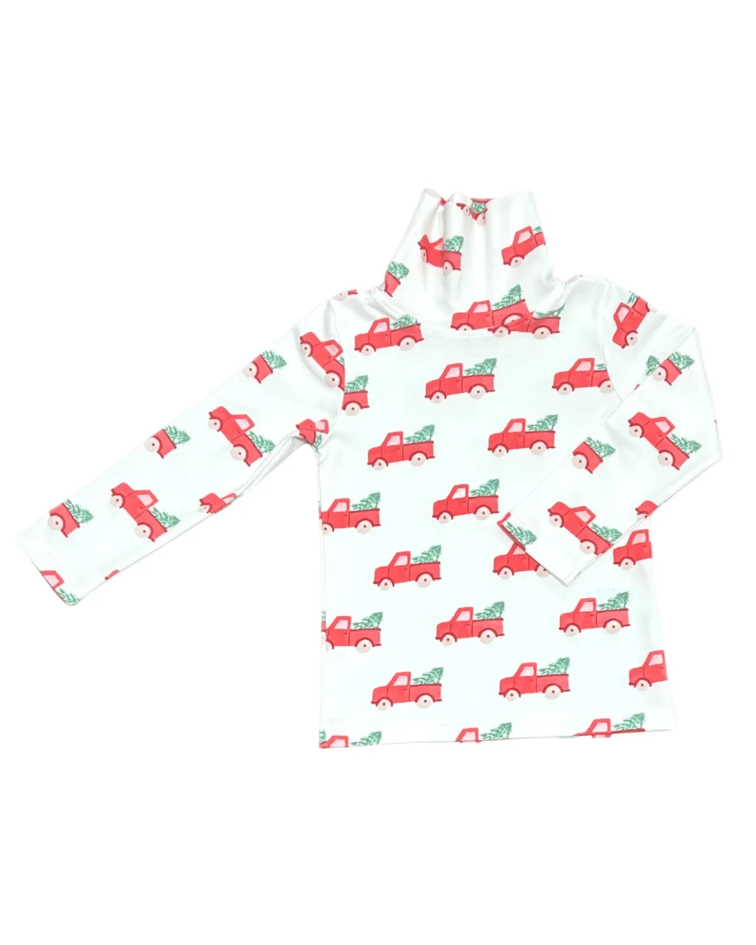Sam Knit Turtleneck - Christmas Tree Truck