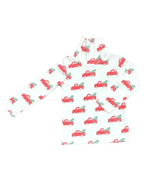 Sam Knit Turtleneck - Christmas Tree Truck