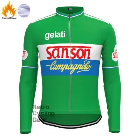 sanson Fleece Retro Long Sleeves Jerseys