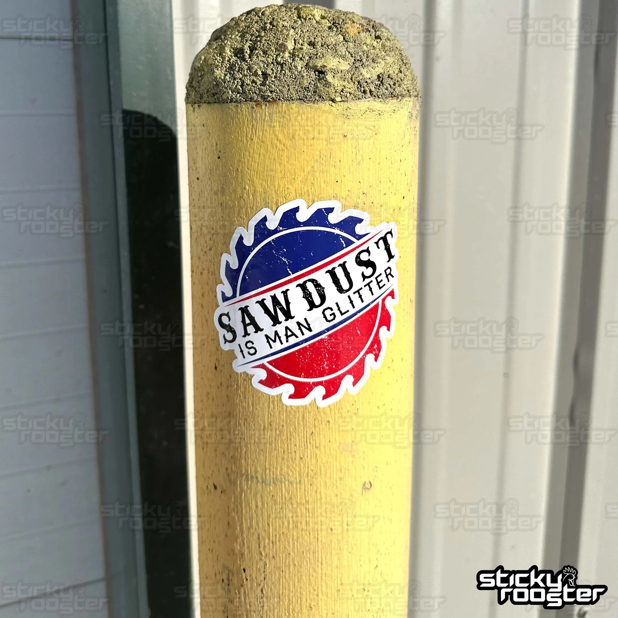 Sawdust Is Man Glitter sticker