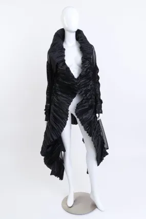 Sheer Accordion Trim Coat