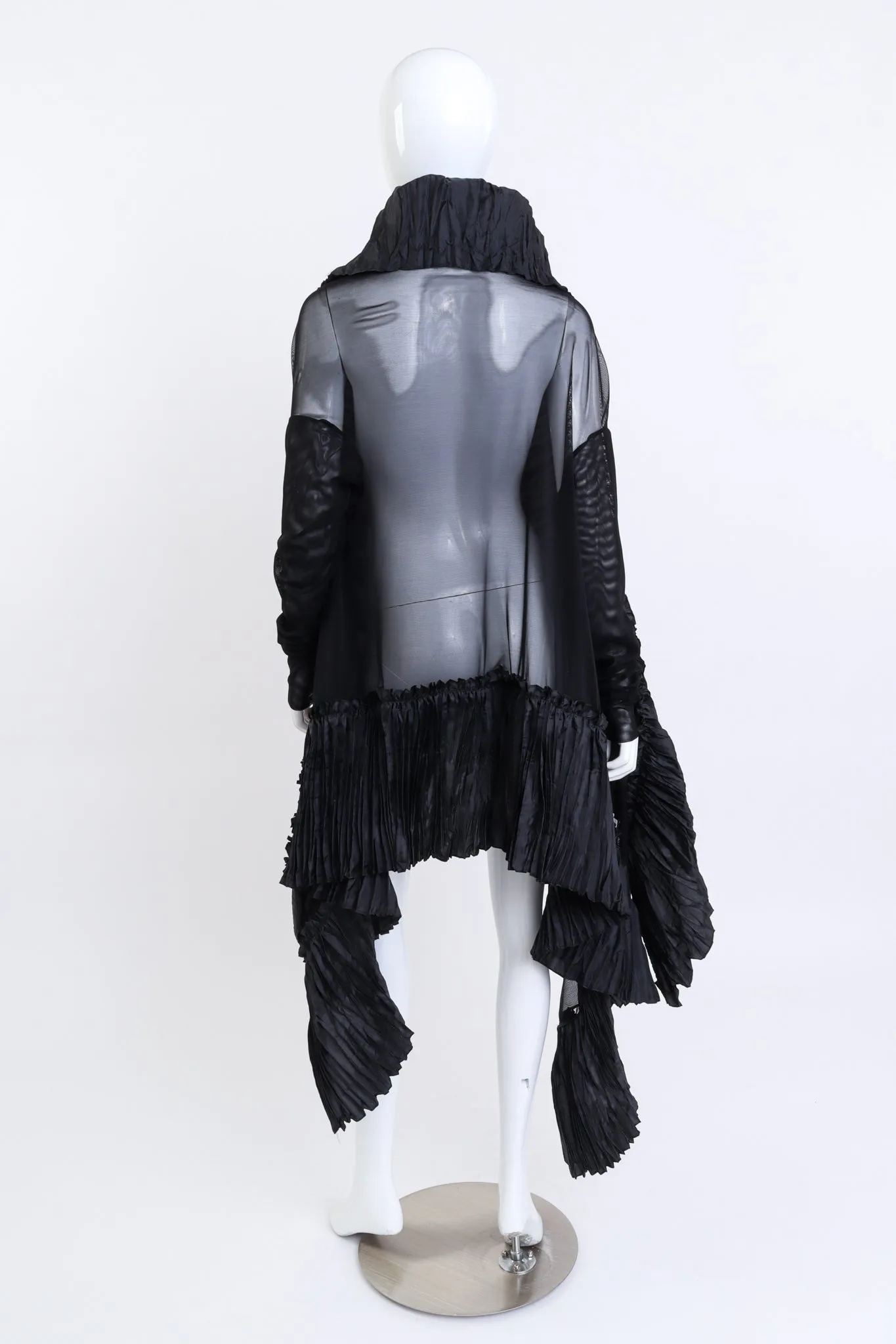 Sheer Accordion Trim Coat