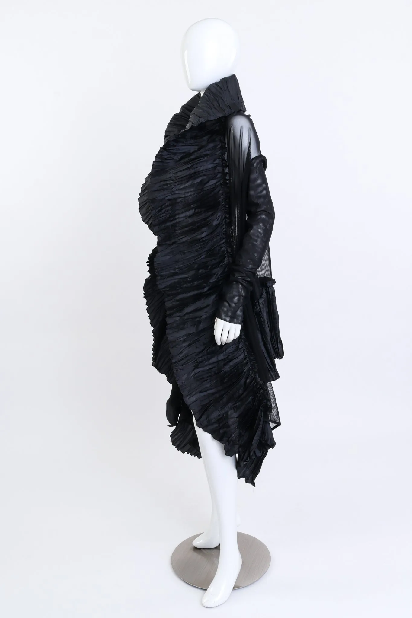 Sheer Accordion Trim Coat