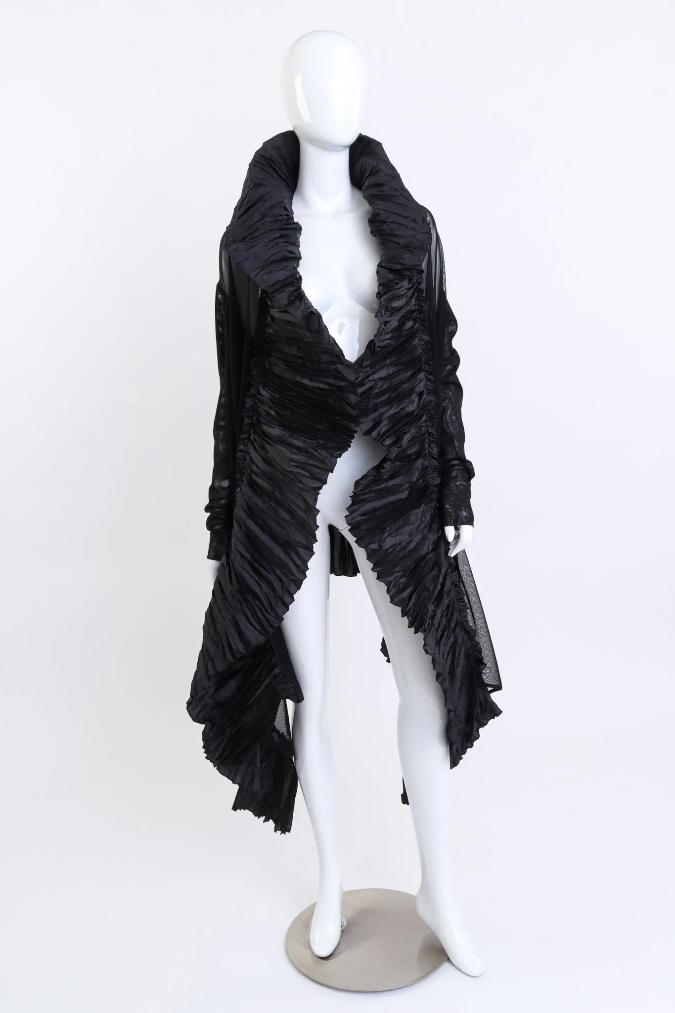 Sheer Accordion Trim Coat
