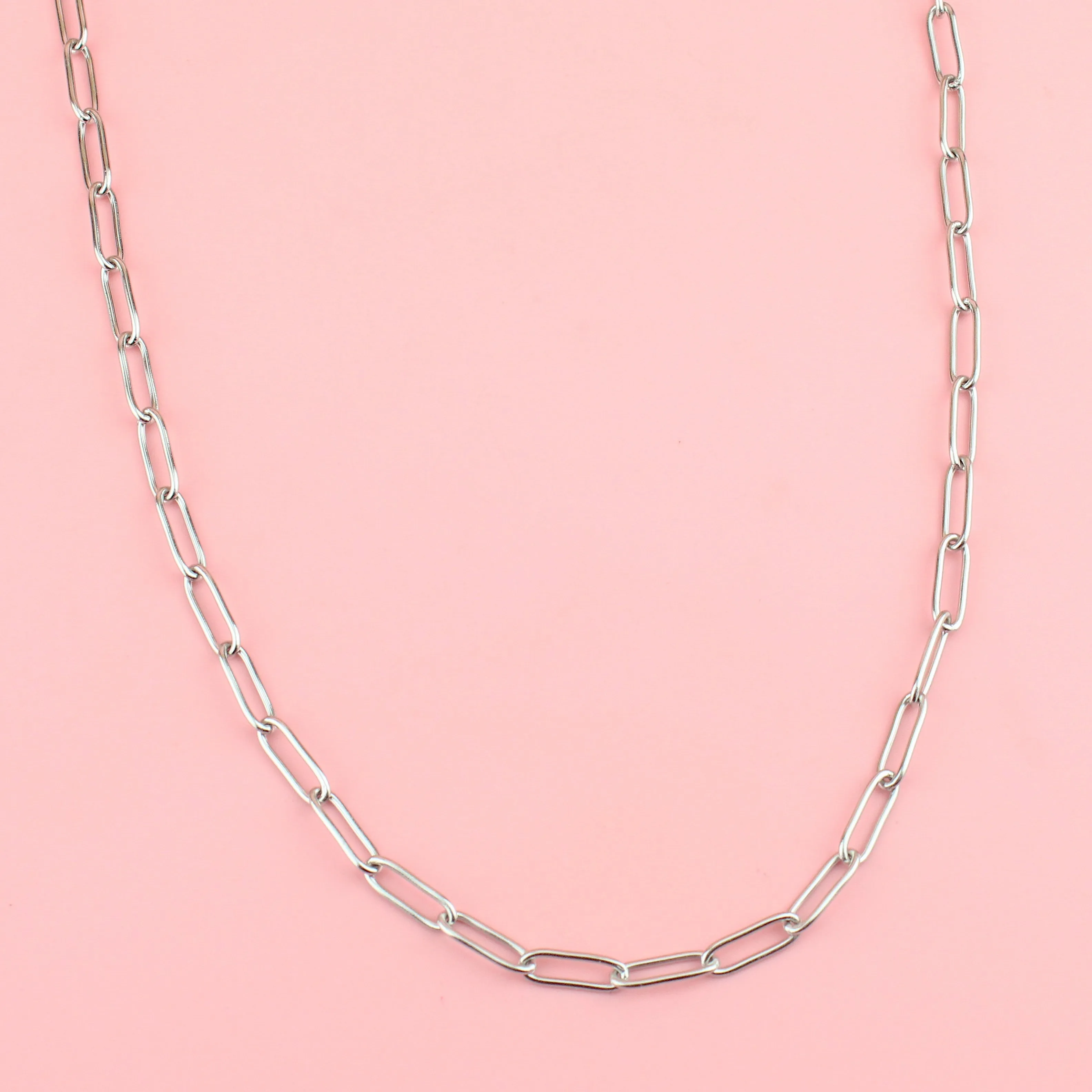 Slim Oval Link Chain Necklace
