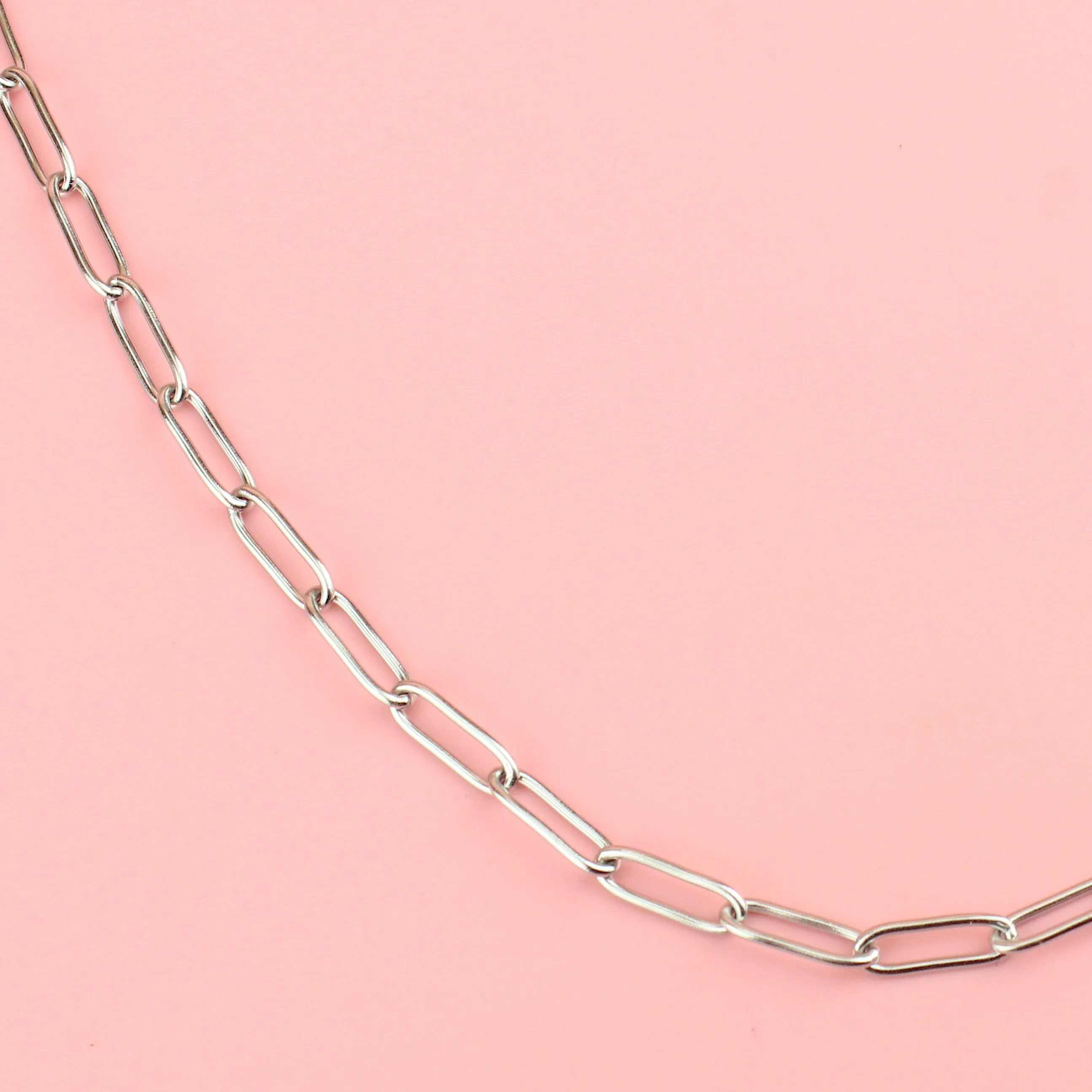 Slim Oval Link Chain Necklace