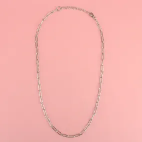 Slim Oval Link Chain Necklace