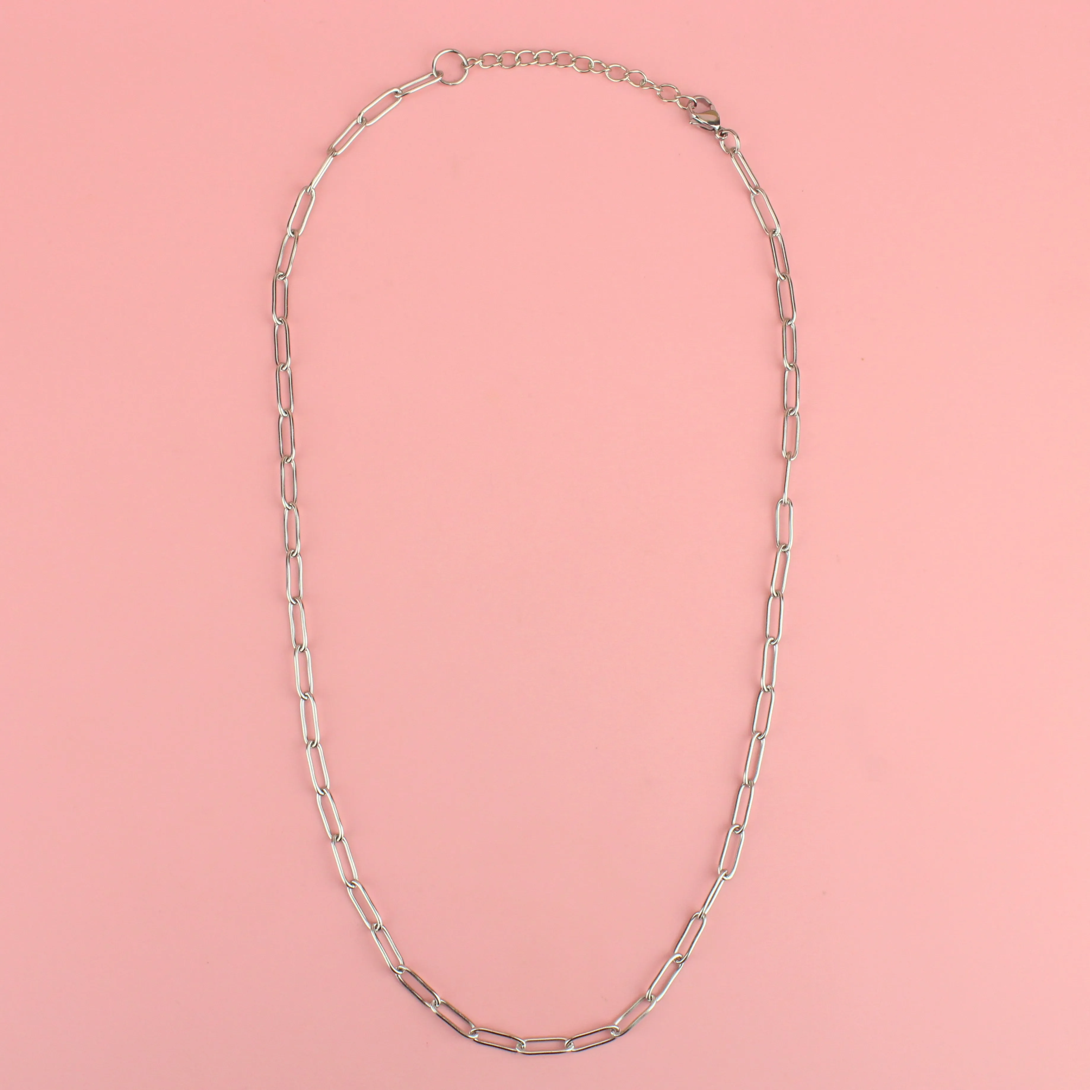 Slim Oval Link Chain Necklace