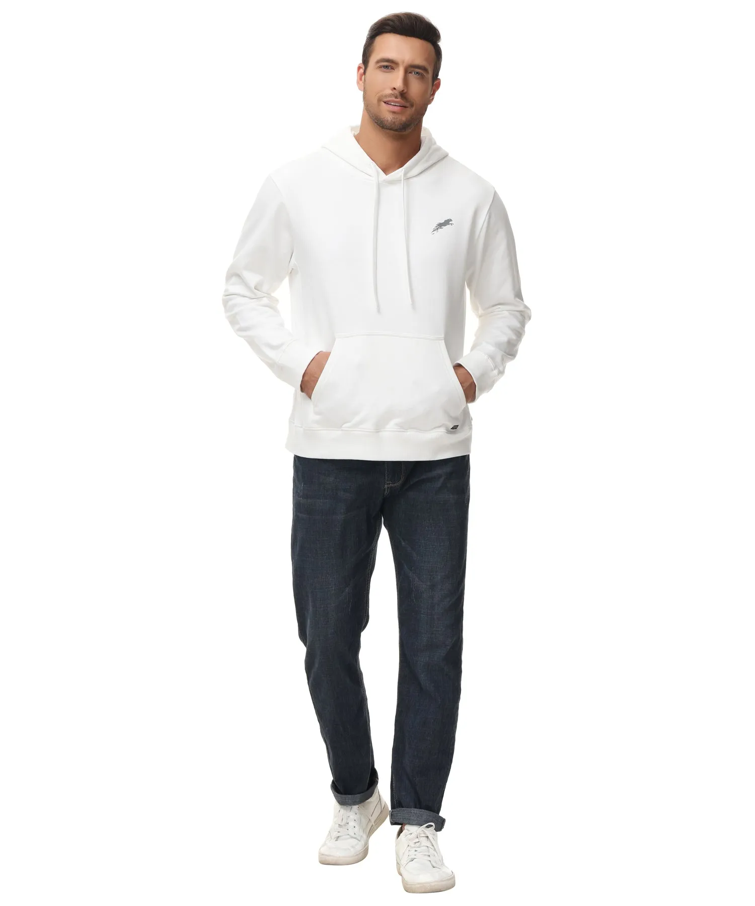 Sports Pullover Casual Sweatshirt With Pouch Pocket-Unisex