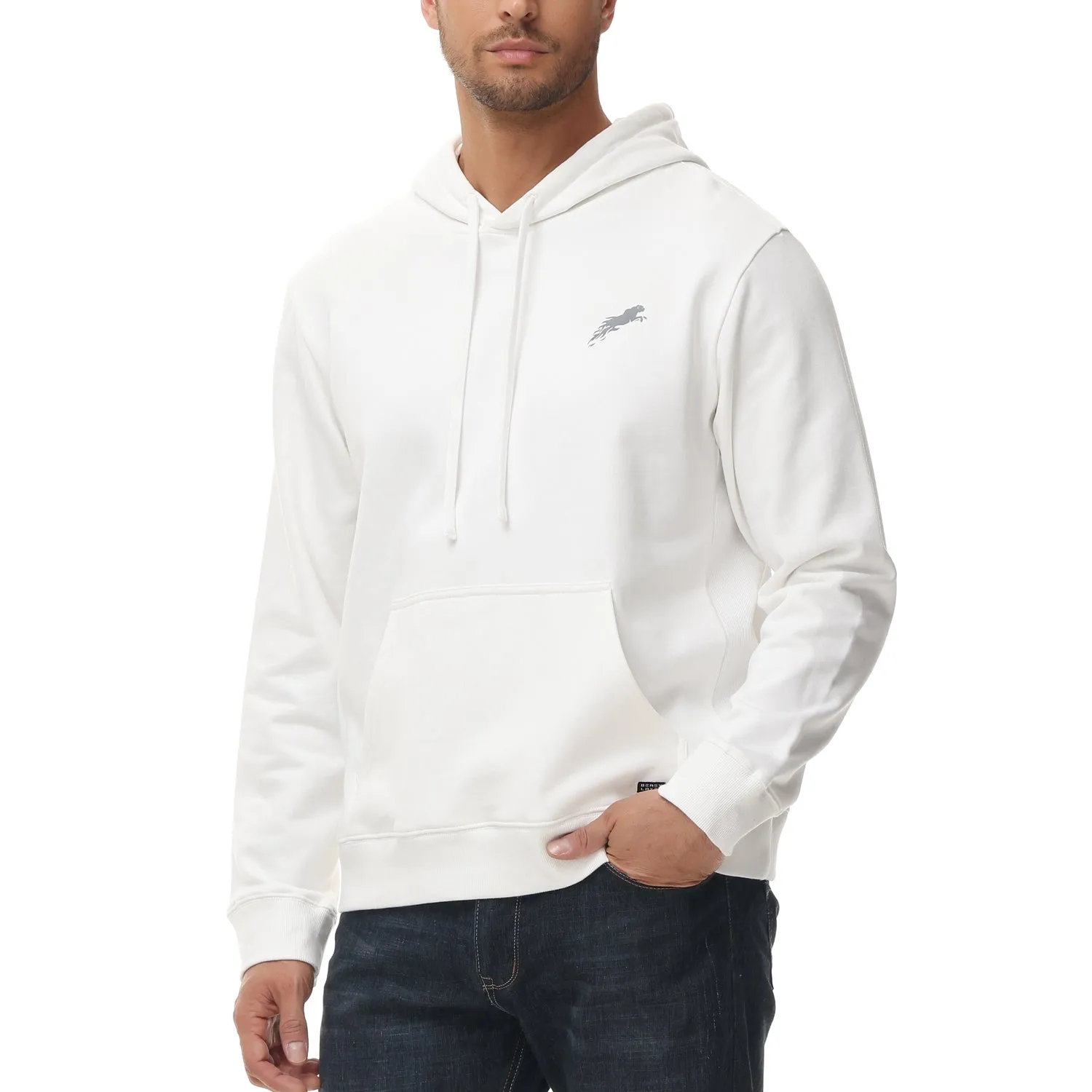 Sports Pullover Casual Sweatshirt With Pouch Pocket-Unisex