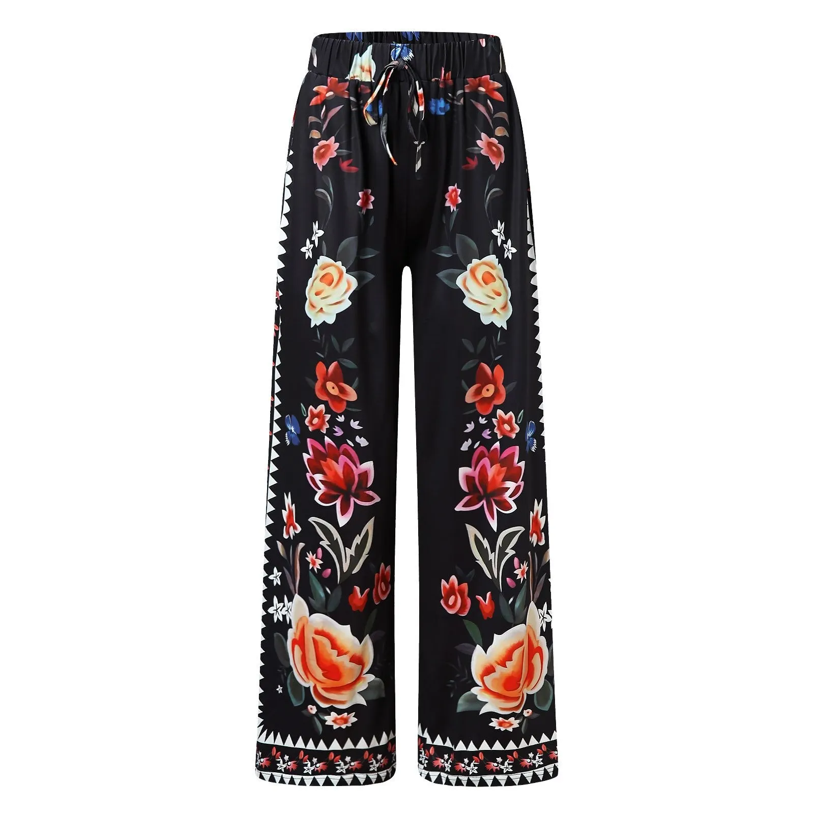 Summer High Waist Pocket Pants
