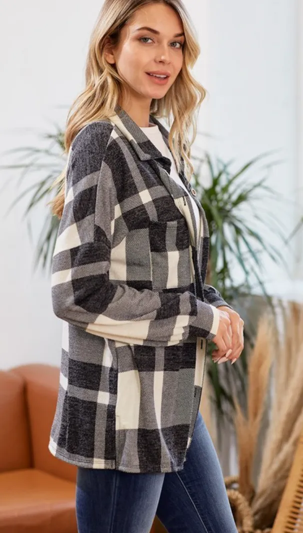 Super Soft Lightweight Flannel Shacket