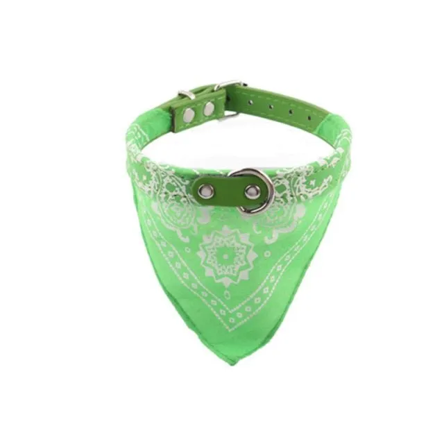 SUPREPET Adjustable Bandana Dog Collar - Fashionable & Comfortable Fit!