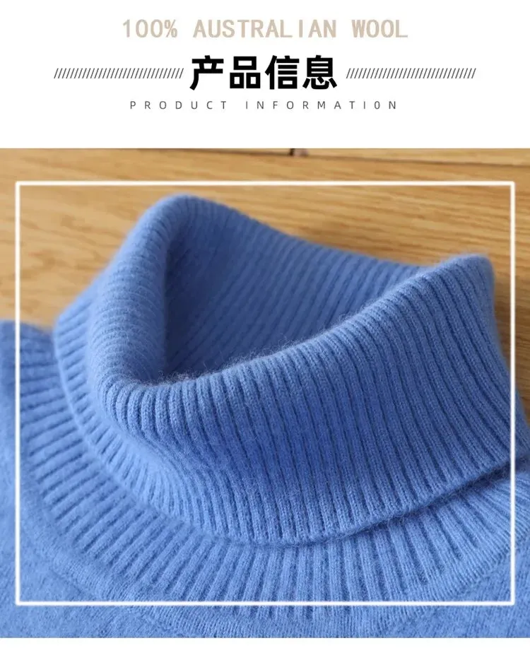 Trendy Mink Cashmere Turtleneck – Get Cozy in Style