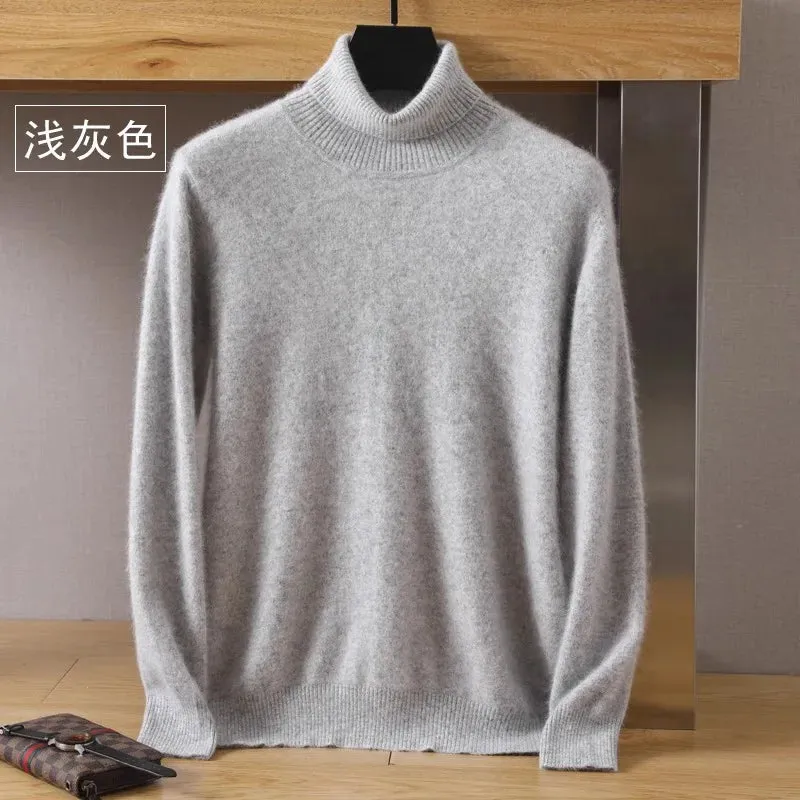 Trendy Mink Cashmere Turtleneck – Get Cozy in Style