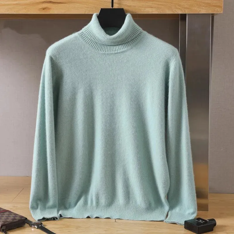 Trendy Mink Cashmere Turtleneck – Get Cozy in Style