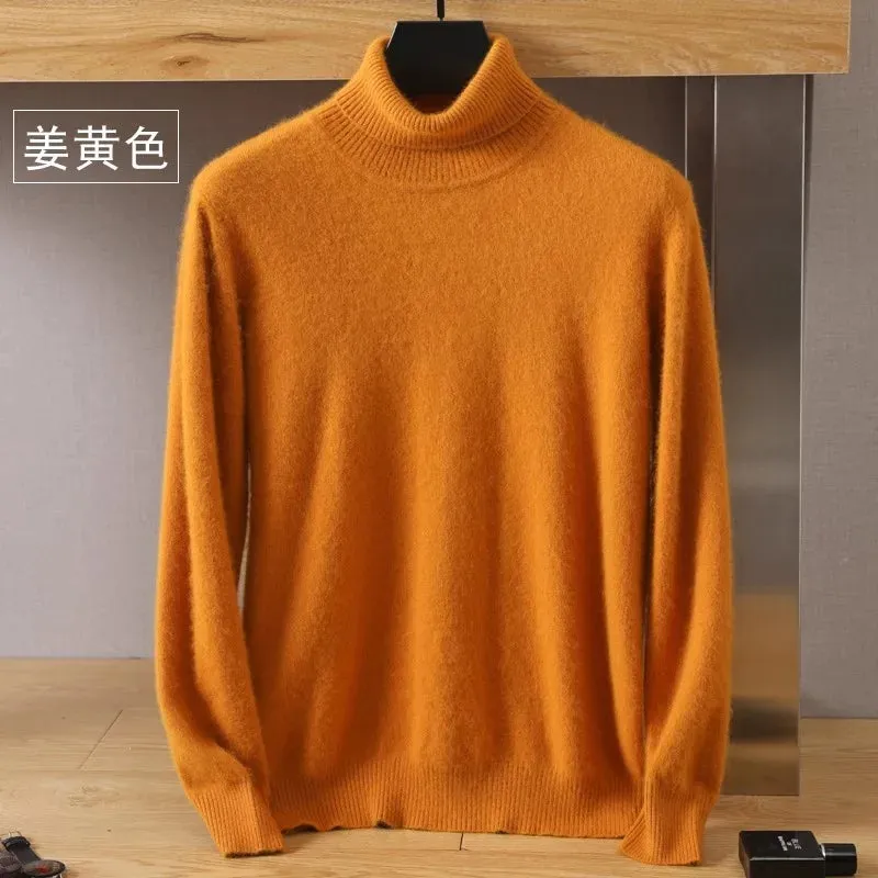 Trendy Mink Cashmere Turtleneck – Get Cozy in Style