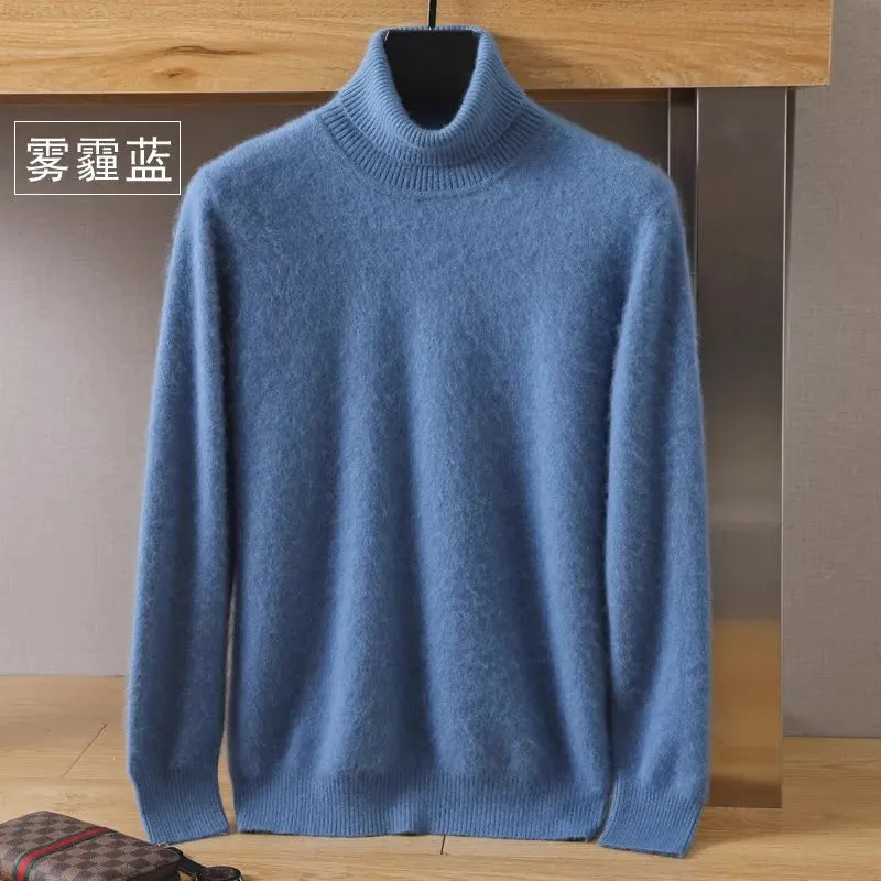 Trendy Mink Cashmere Turtleneck – Get Cozy in Style