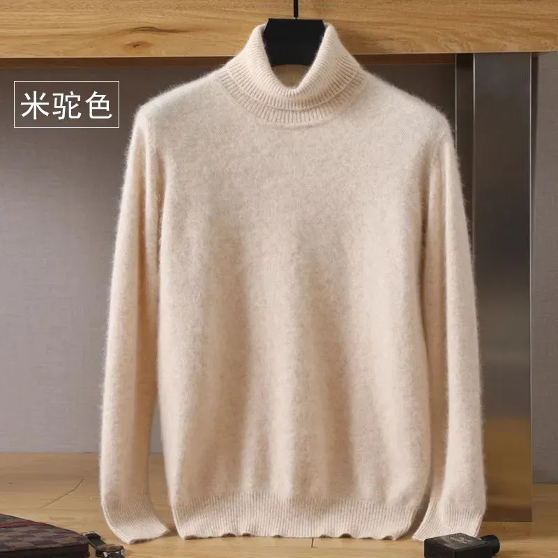 Trendy Mink Cashmere Turtleneck – Get Cozy in Style
