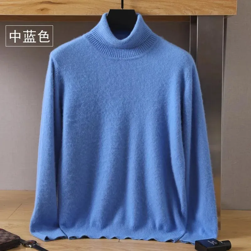 Trendy Mink Cashmere Turtleneck – Get Cozy in Style