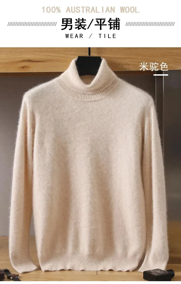 Trendy Mink Cashmere Turtleneck – Get Cozy in Style