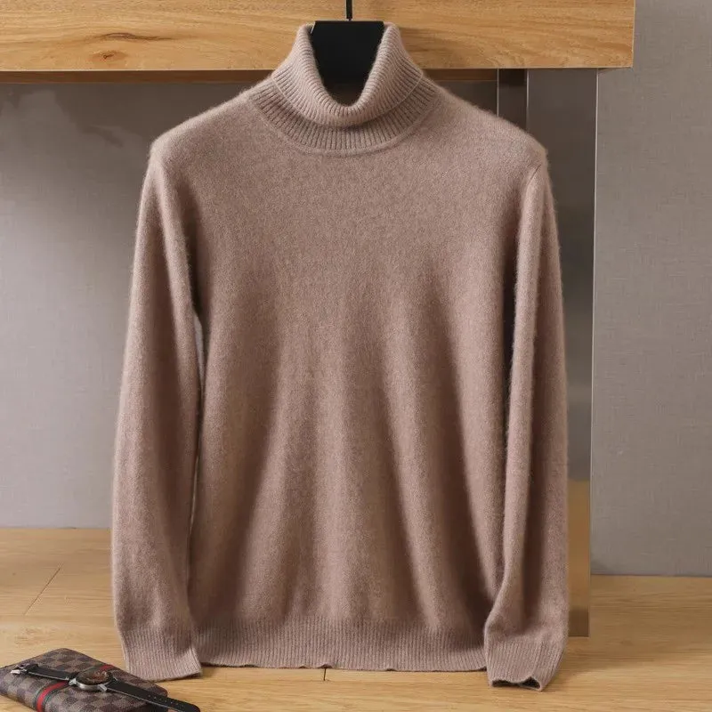 Trendy Mink Cashmere Turtleneck – Get Cozy in Style