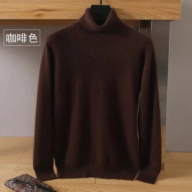 Trendy Mink Cashmere Turtleneck – Get Cozy in Style
