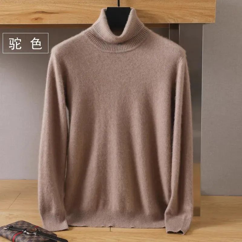 Trendy Mink Cashmere Turtleneck – Get Cozy in Style