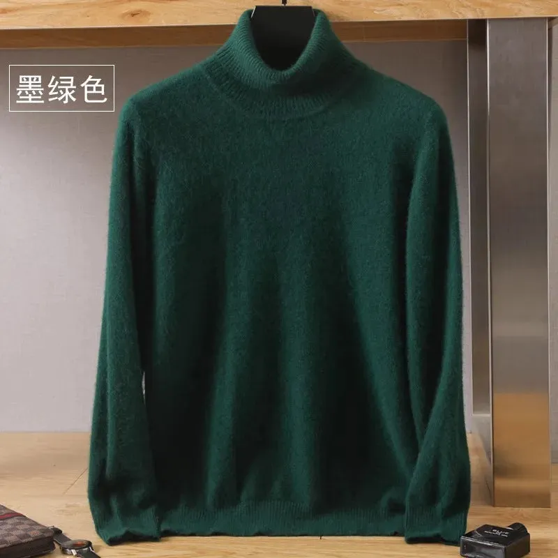 Trendy Mink Cashmere Turtleneck – Get Cozy in Style