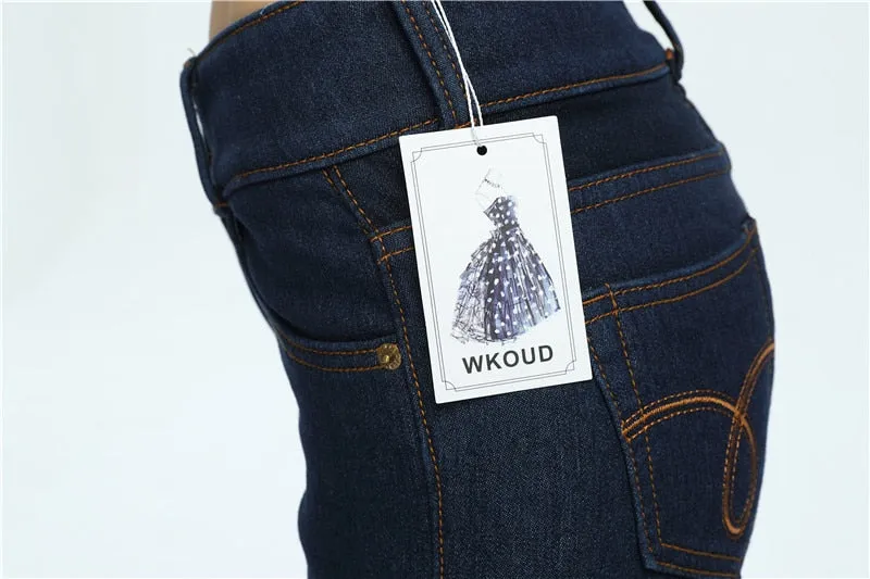 VenusFox High Waist Warm Jeans