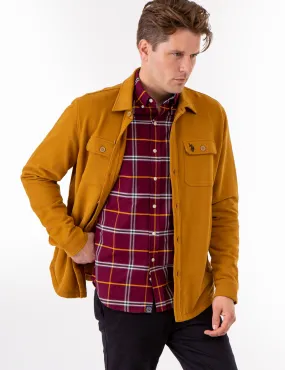 WHITE LABEL FRENCH TERRY SHACKET