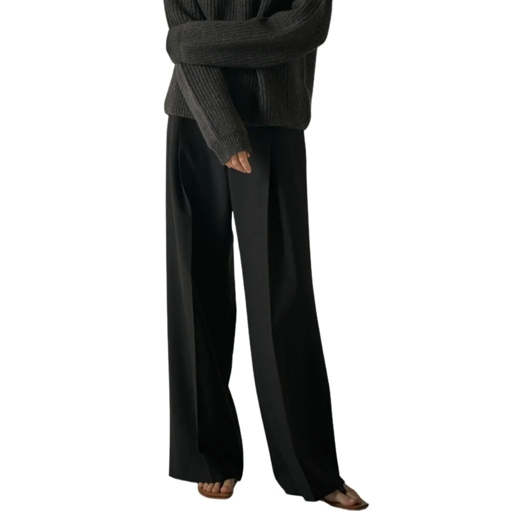 Women's High Waist Straight Suit Pants